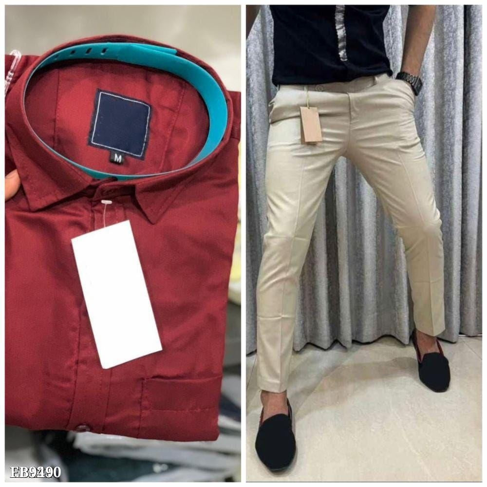 Formal Plain Shirt And Pent Combo