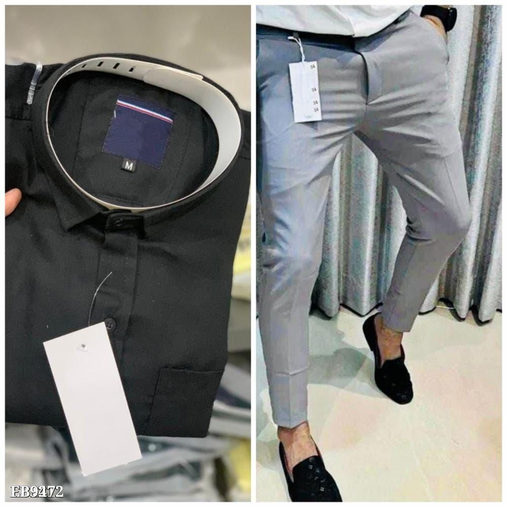 Formal Plain Shirt And Pent Combo