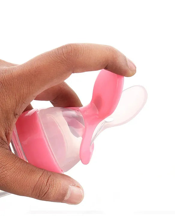 Baby Squeezy Food Grade Silicone Bottle Feeder for Baby Feeding