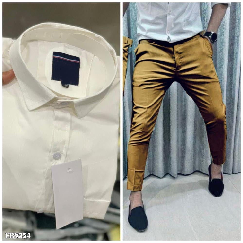 Formal Plain Shirt And Pent Combo