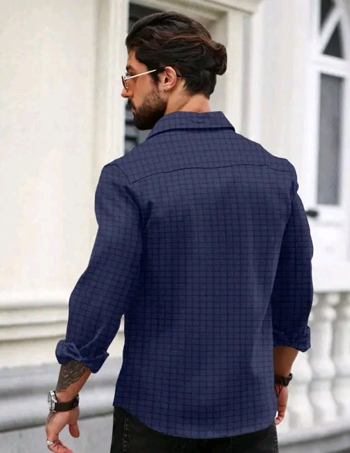 Mens Textured shirt, popcorn shirt for men