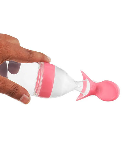 Baby Squeezy Food Grade Silicone Bottle Feeder for Baby Feeding
