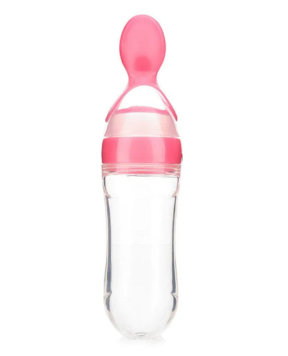 Baby Squeezy Food Grade Silicone Bottle Feeder for Baby Feeding