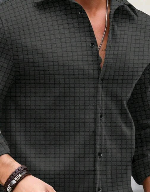 Mens Textured shirt, popcorn shirt for men