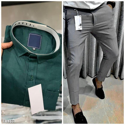 Formal Plain Shirt And Pent Combo