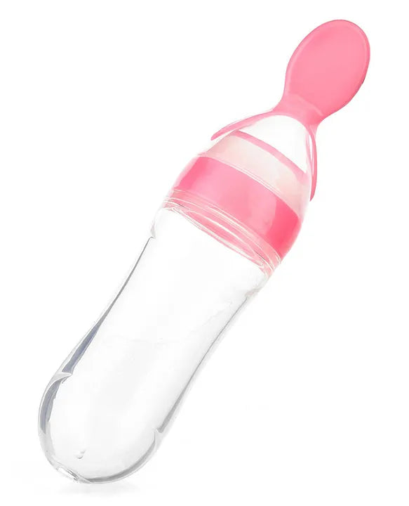 Baby Squeezy Food Grade Silicone Bottle Feeder for Baby Feeding